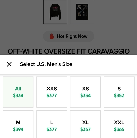 Off-White Caravaggio Hoodie (New Season) - Picture 12 of 12